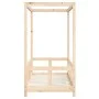 Kinderbettgestell aus massivem Kiefernholz 70x140 cm von vidaXL, Kinderbetten und Betten für Kinder - Ref: Foro24-834510, Pre...