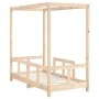 Kinderbettgestell aus massivem Kiefernholz 70x140 cm von vidaXL, Kinderbetten und Betten für Kinder - Ref: Foro24-834510, Pre...