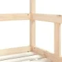 Kinderbettgestell aus massivem Kiefernholz 70x140 cm von vidaXL, Kinderbetten und Betten für Kinder - Ref: Foro24-834510, Pre...