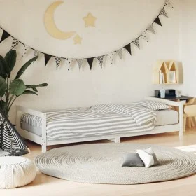 White pine wood children's bed frame 90x190 cm by vidaXL, Cribs and beds for children - Ref: Foro24-834403, Price: 88,08 €, D...