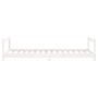 Estructura de cama para niños madera de pino blanco 90x190 cm