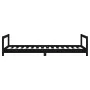 Estructura de cama para niños madera de pino negro 90x190 cm de vidaXL, Cunas y camas para niños - Ref: Foro24-834404, Precio...