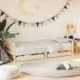Children's bed frame with pine wood drawers 80x200 cm by vidaXL, Cribs and beds for children - Ref: Foro24-834435, Price: 105...