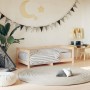 Bettgestell aus massivem Zirbenholz für Kinder 70x140 cm von vidaXL, Kinderbetten und Betten für Kinder - Ref: Foro24-834396,...