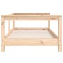 Bettgestell aus massivem Zirbenholz für Kinder 70x140 cm von vidaXL, Kinderbetten und Betten für Kinder - Ref: Foro24-834396,...