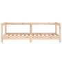 Bettgestell aus massivem Zirbenholz für Kinder 70x140 cm von vidaXL, Kinderbetten und Betten für Kinder - Ref: Foro24-834396,...