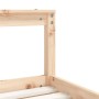 Bettgestell aus massivem Zirbenholz für Kinder 70x140 cm von vidaXL, Kinderbetten und Betten für Kinder - Ref: Foro24-834396,...