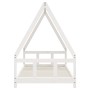 White pine wood children's bed frame 90x190 cm by vidaXL, Cribs and beds for children - Ref: Foro24-834463, Price: 116,23 €, ...