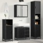 Juego de muebles de baño 3 pcs Roble negro 65 x 33 x 60 cm