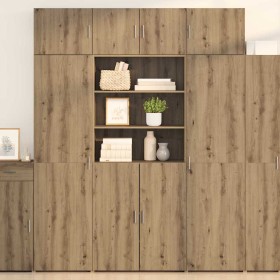 Alacena Roble artesanal 80 x 42,5 x 185 cm Madera contrachapada