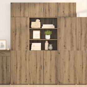 Alacena Roble artesanal 80 x 42,5 x 185 cm Madera contrachapada