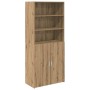 Alacena Roble artesanal 80 x 42,5 x 185 cm Madera contrachapada
