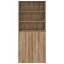 Alacena Roble artesanal 80 x 42,5 x 185 cm Madera contrachapada