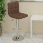 Brauner Küchenhocker aus Stoff von vidaXL, Küchenhocker - Ref: Foro24-334232, Preis: 72,93 €, Rabatt: %