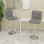 Küchenhocker 2 Einheiten hellgrauer Stoff von vidaXL, Küchenhocker - Ref: Foro24-334239, Preis: 111,83 €, Rabatt: %
