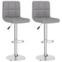 Kitchen stools 2 units light gray fabric by vidaXL, Kitchen stools - Ref: Foro24-334239, Price: 111,53 €, Discount: %