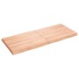 Tischplatte aus behandeltem Eichenholz mit Naturkante 140x60x6 cm von vidaXL, Tischplatten - Ref: Foro24-363967, Preis: 65,62...