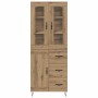 Alacena Roble artesanal 69,5 x 34 x 180 cm Madera contrachapada