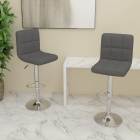 Küchenhocker 2 Einheiten dunkelgrauer Stoff von vidaXL, Küchenhocker - Ref: Foro24-334240, Preis: 130,86 €, Rabatt: %