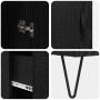 Alacena Roble Negro 69,5 x 34 x 180 cm Madera contrachapada