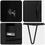 Alacena Roble Negro 69,5 x 34 x 180 cm Madera contrachapada