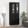 Alacena Roble Negro 69,5 x 34 x 180 cm Madera contrachapada