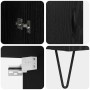 Alacena Roble Negro 69,5 x 34 x 180 cm Madera contrachapada
