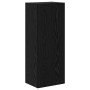 Unidades de pared para TV 4 pcs Roble Negro