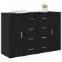 Tableros Lateral Corona 2 pcs Roble Negro 59 x 39 x 80 cm