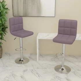 Kitchen stools 2 units gray taupe fabric by vidaXL, Kitchen stools - Ref: Foro24-334248, Price: 135,50 €, Discount: %