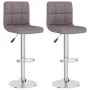 Kitchen stools 2 units gray taupe fabric by vidaXL, Kitchen stools - Ref: Foro24-334248, Price: 135,50 €, Discount: %
