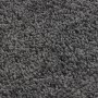 Alfombra peluda antideslizante gris oscuro 200x290 cm