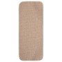 Alfombrillas de escalera 15 uds beige rectangular 60x25 cm en Alfombrillas para escalones | Comprar online en Foro24