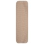 Alfombrillas de escalera 15 uds beige rectangular 75x20 cm en Alfombrillas para escalones | Comprar online en Foro24