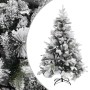 Árbol de Navidad con nieve flocada y piñas PVC y PE 150 cm en Arboles de navidad | Comprar online en Foro24