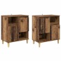 Tableros Lateral 2 pcs Madera Vieja 60 x 35 x 70 cm