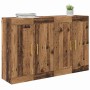 Gabinetes montados en la pared 2 pcs Madera Vieja