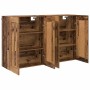 Gabinetes montados en la pared 2 pcs Madera Vieja