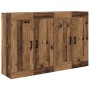 Gabinetes montados en la pared 2 pcs Madera Vieja
