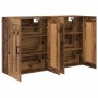 Gabinetes montados en la pared 2 pcs Madera Vieja