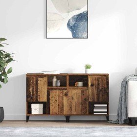 Tableros Lateral 2 pcs Madera Vieja 60 x 35 x 70 cm