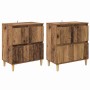 Tableros Lateral 2 pcs Madera Vieja 60 x 35 x 70 cm