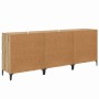 Tableros Lateral 3 pcs Roble artesanal 60 x 35 x 70 cm