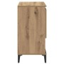 Tableros Lateral 2 pcs Roble artesanal 60 x 35 x 70 cm