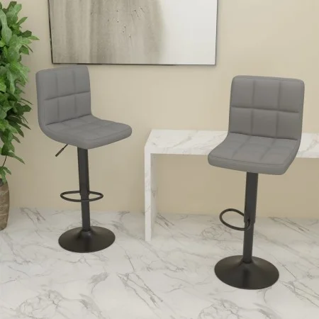 Küchenhocker 2 Einheiten aus hellgrauem Stoff von vidaXL, Küchenhocker - Ref: Foro24-334282, Preis: 109,77 €, Rabatt: %