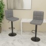 Küchenhocker 2 Einheiten aus hellgrauem Stoff von vidaXL, Küchenhocker - Ref: Foro24-334282, Preis: 111,42 €, Rabatt: %