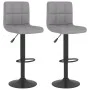 Taburetes de cocina 2 unidades de tela gris claro de vidaXL, Taburetes de cocina - Ref: Foro24-334282, Precio: 109,77 €, Desc...
