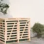 Extension for solid pine wood trash bin shed by vidaXL, Waste container supports - Ref: Foro24-825107, Price: 80,55 €, Discou...