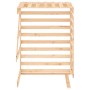 Extension for solid pine wood trash bin shed by vidaXL, Waste container supports - Ref: Foro24-825107, Price: 81,30 €, Discou...