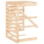 Extension for solid pine wood trash bin shed by vidaXL, Waste container supports - Ref: Foro24-825107, Price: 80,55 €, Discou...